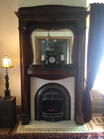 Ed's Woodshed Fireplace Installation
